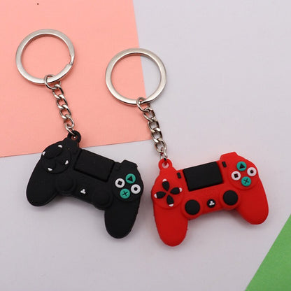 Men&#39;s Simple Video Game Handle Keychain Couple Joystick Machine KeyChain Keyring for Boyfriend Key Holder Trinket Gift Wholesale