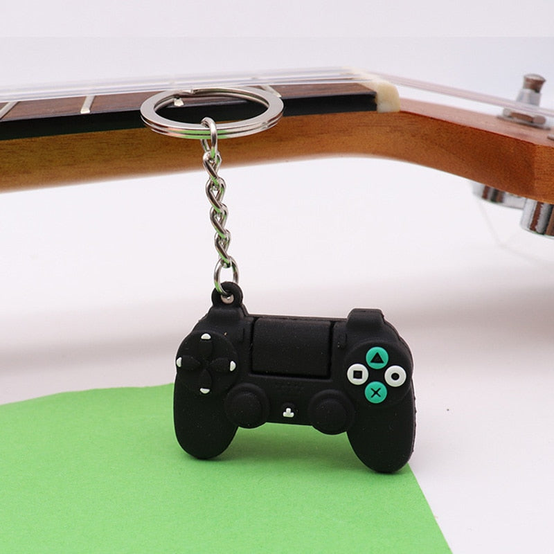 Men&#39;s Simple Video Game Handle Keychain Couple Joystick Machine KeyChain Keyring for Boyfriend Key Holder Trinket Gift Wholesale