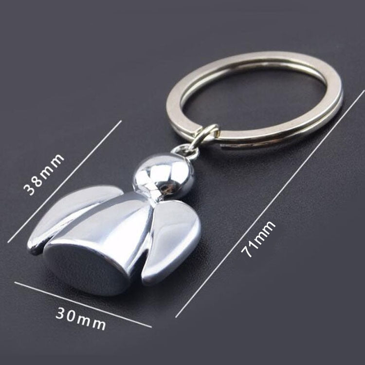 Hot Angel Couple Key chain Men New Gift Car Key Ring Women Angel Metal Keychain lovers group Patry Jewelry key holder